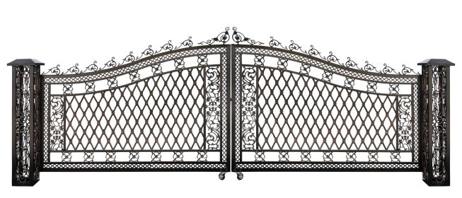 Bridgeton Moore Aluminum Wide Driveway Gate (KIT)