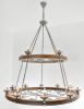 Two Tier Ridge Line 56" Chandelier