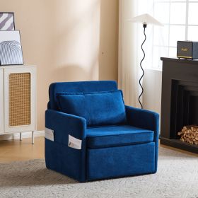 dult Sleeper Chair Bed, 3-in-1 Convertible Sofa Chair Bed Pull-out Sofa Bed, Convenient Folding Tray Table with USB and Type-C Charging Ports