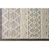 2-ft. x 3-ft. Hand Woven Wool Blend Grey Beige Ivory Persian Style Area Rug